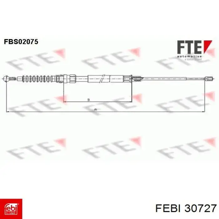 Купить 30727 Febi Тормоз стояночный