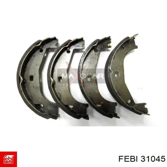 Колодки ручника 31045 Febi