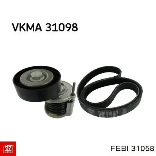 ГРМ ремни, комплект Febi 31058 цена, от 90.06 USD