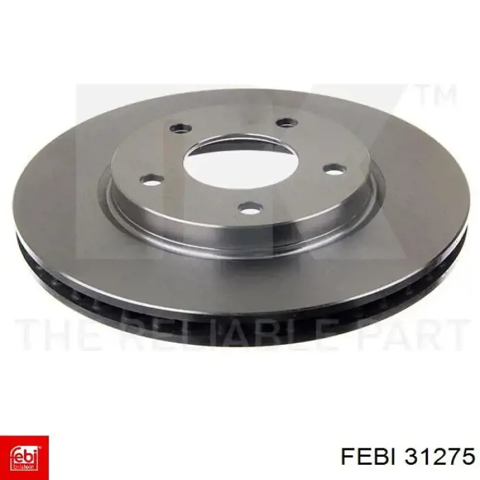 Передние тормозные диски 31275 Febi