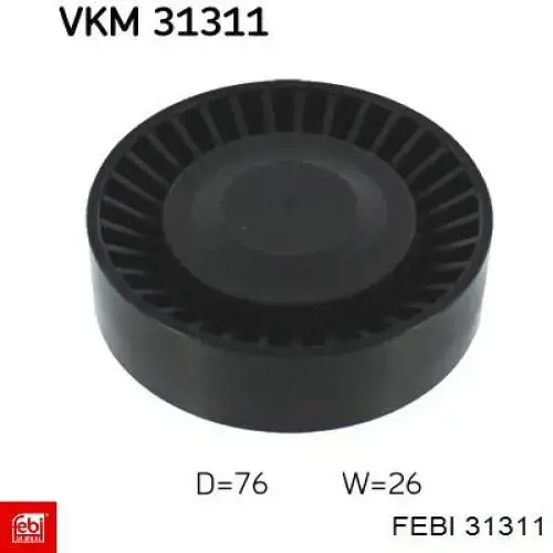 Игольчатый подшипник задней балки A0003500905 Mercedes