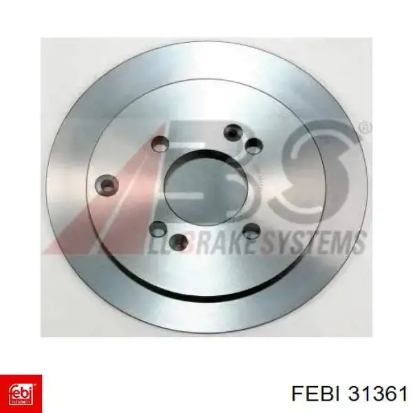 Задний тормозной диск Febi 31361 цена, от 31.23 USD
