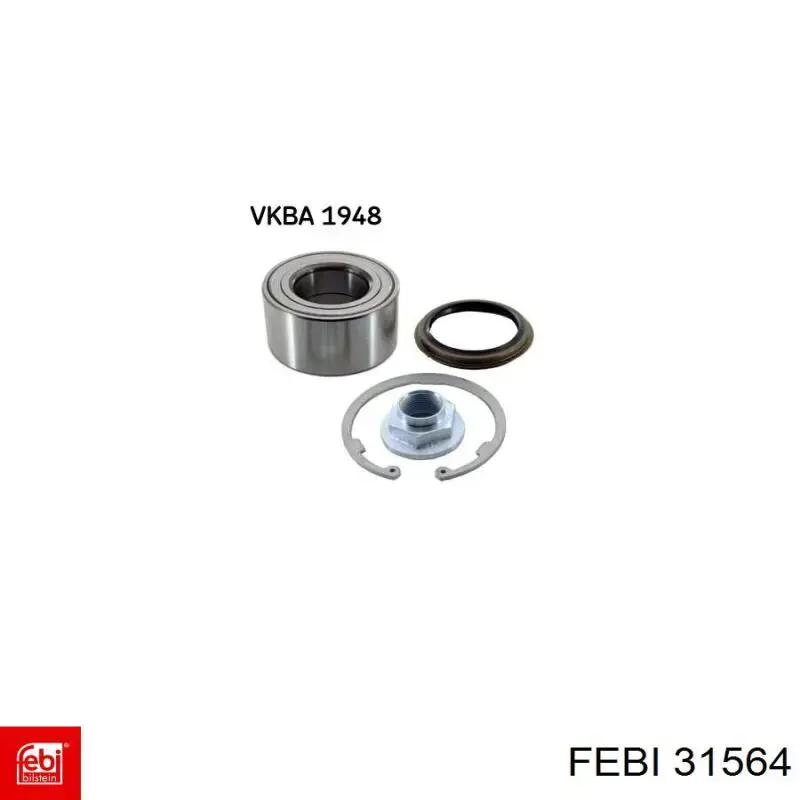 Подшипник ступицы 31564 Febi