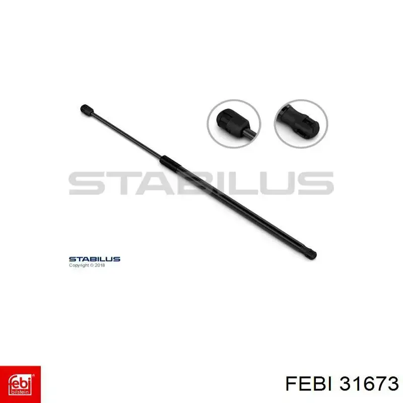 Амортизатор задней двери Febi 31673 цена, от 8.87 USD