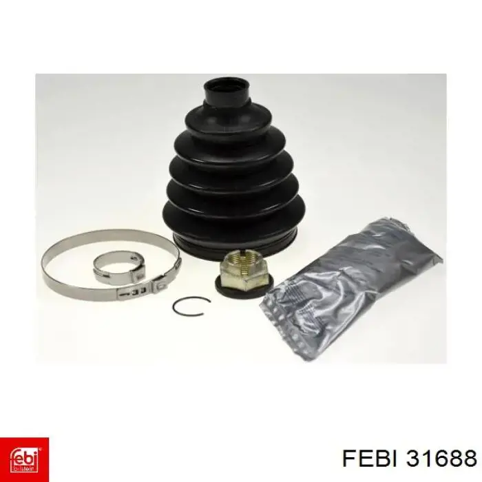 Пыльник ШРУСа внешний, правый Febi 31688 цена, от 15.44 USD