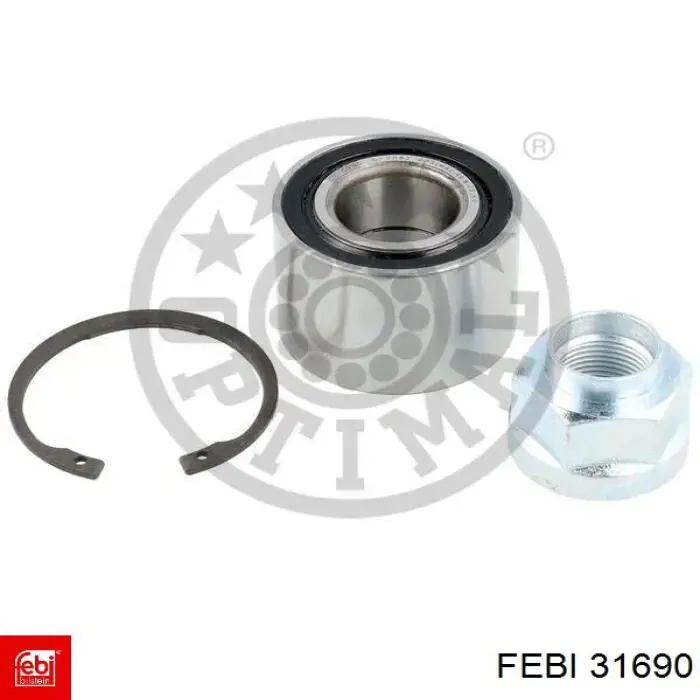 Купить 31690 Febi Подшипник передней ступицы