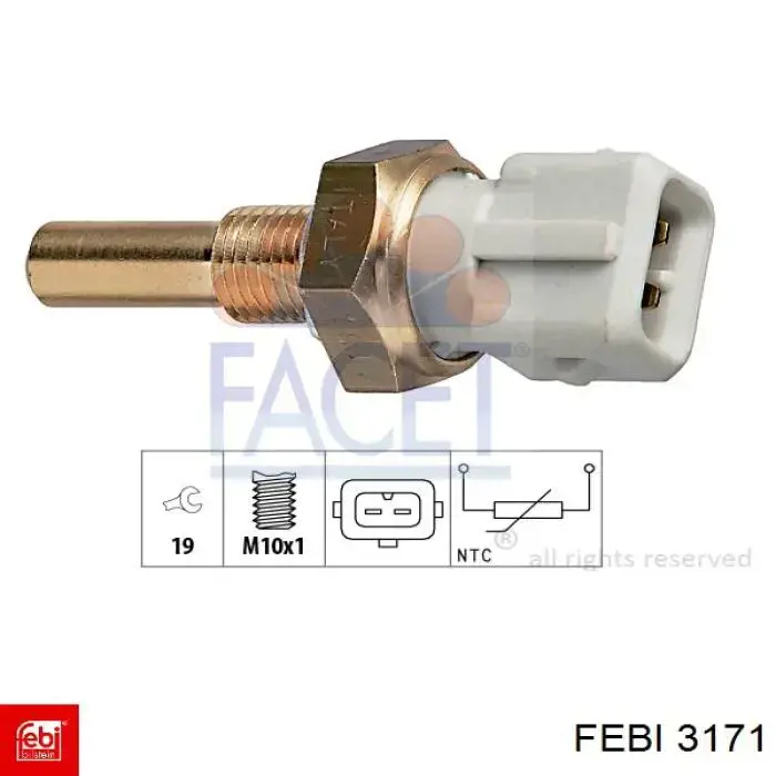 Чехол шруса Febi 3171 цена, от 3.93 USD
