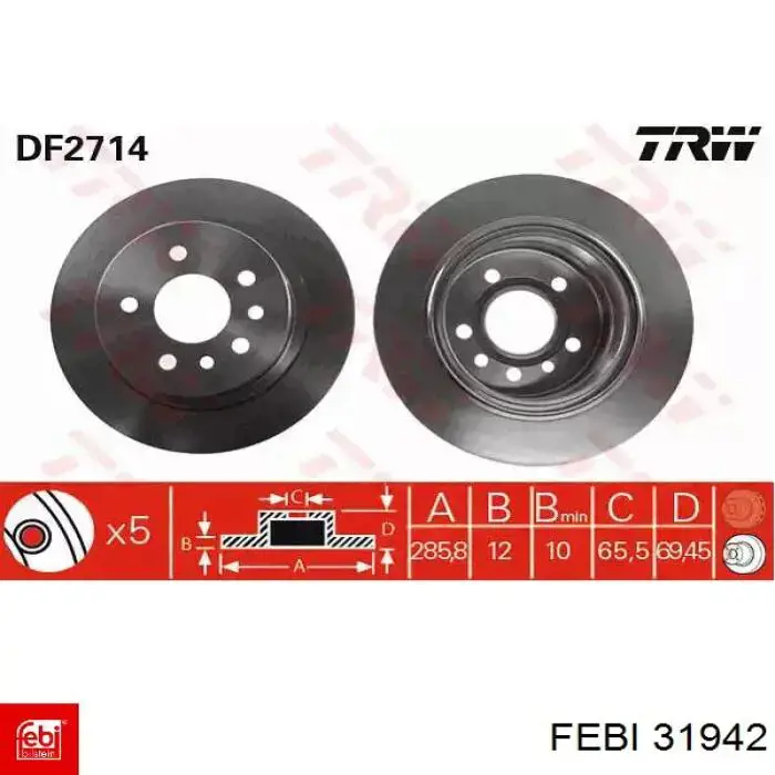 Смазка тормозных систем 31942 Febi