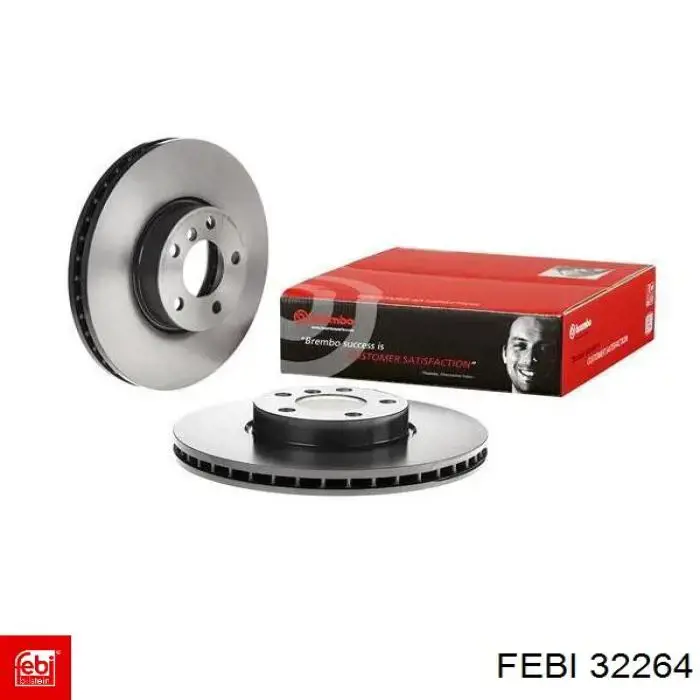Передние тормозные диски 32264 Febi