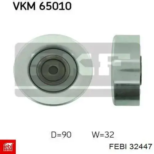 Купить 32447 Febi Паразитный ролик