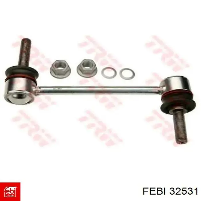 Тяга переднего стабилизатора Febi 32531 цена, от 23.10 USD