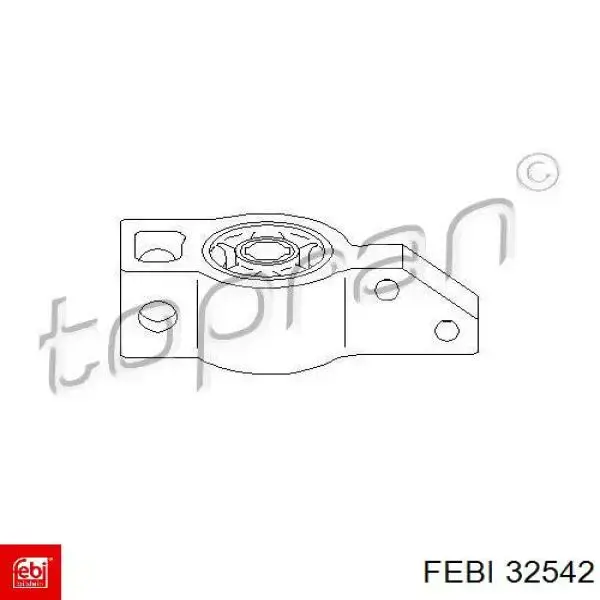 Сайлентблок передней подвески Febi 32542 цена, от 22.69 USD