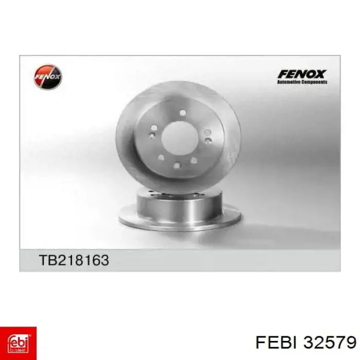Купить 32579 Febi Диск тормозной задний