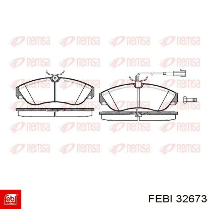 Подушка двигателя Febi 32673 цена, от 4.58 USD