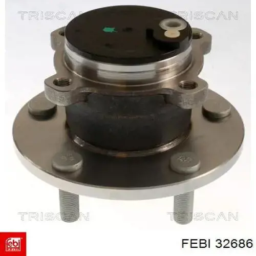 Ступицы задних колес Febi 32686 цена, от 69.42 USD