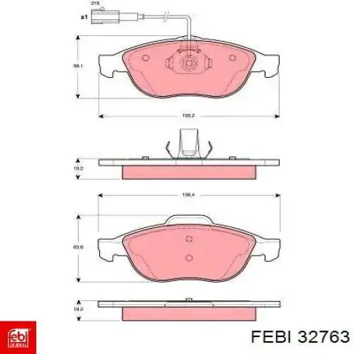 Рулевая тяга 32763 Febi