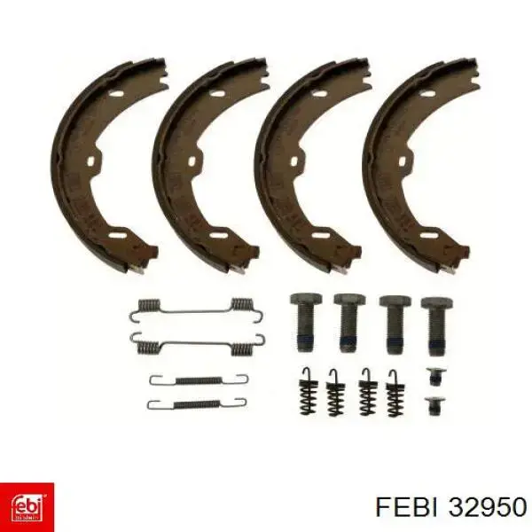Тормозные колодки стояночного тормоза Febi 32950 цена, от 31.96 USD