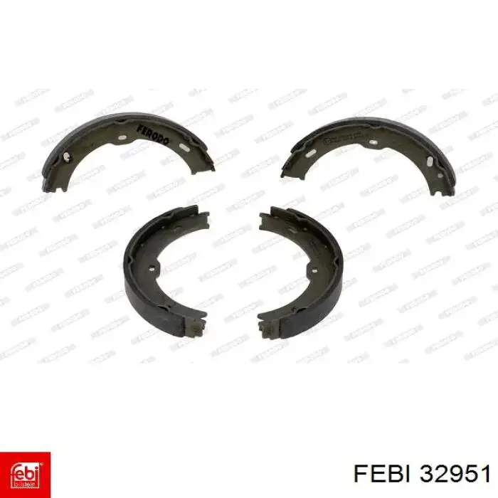 Колодки ручника 32951 Febi