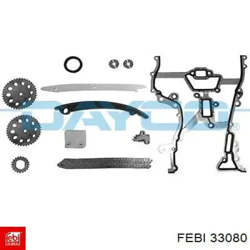 Ремкомплект ГРМ Febi 33080 цена, от 115.39 USD