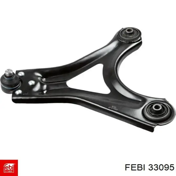 Левый рычаг передней нижней подвески Febi 33095 цена, от 41.75 USD