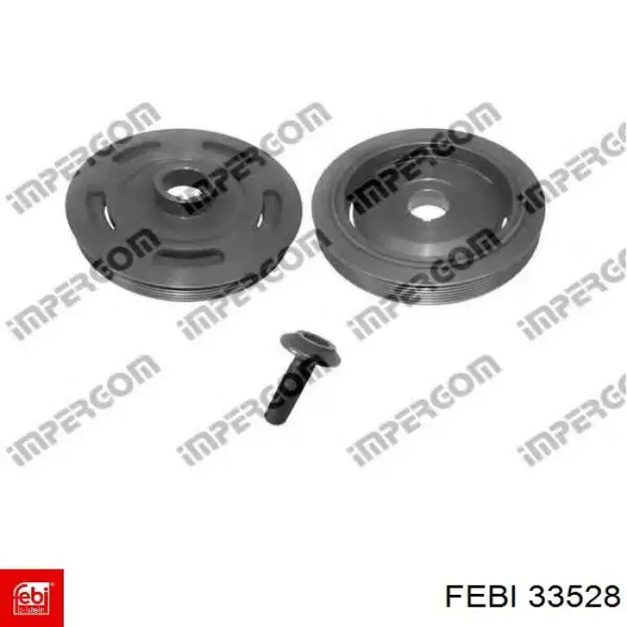 Шкив коленвала (демпфер) Febi 33528 цена, от 67.52 USD