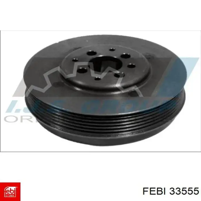 Шкив коленвала (демпфер) Febi 33555 цена, от 12.68 USD