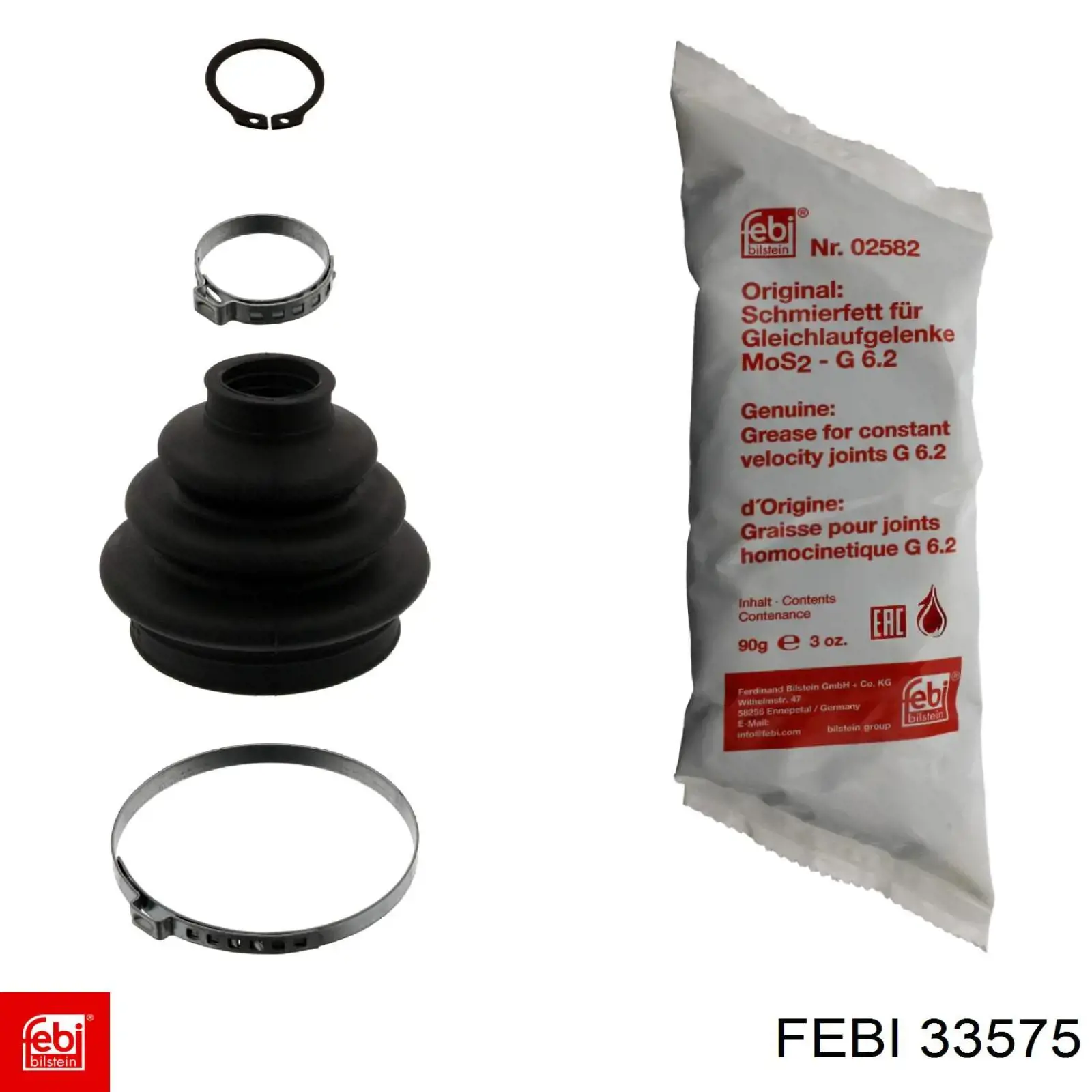 Сайлентблок передней подвески Febi 33575 цена, от 39.62 USD