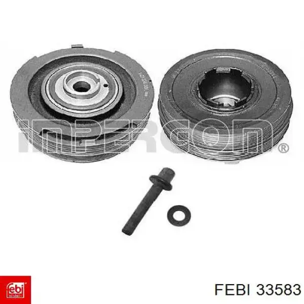 Шкив коленвала (демпфер) Febi 33583 цена, от 103.57 USD