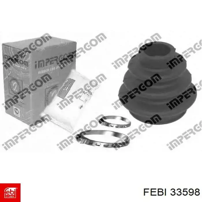 Сайлентблок заднего верхнего рычага 33598 Febi