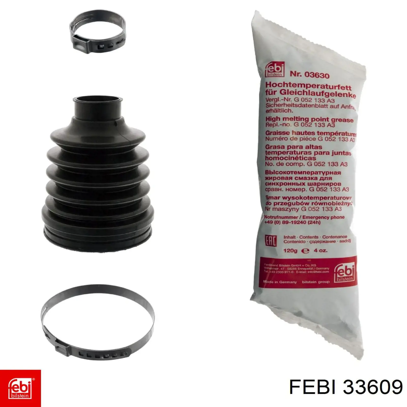 Шаровая опора, нижняя Febi 33609 цена, от 12.49 USD
