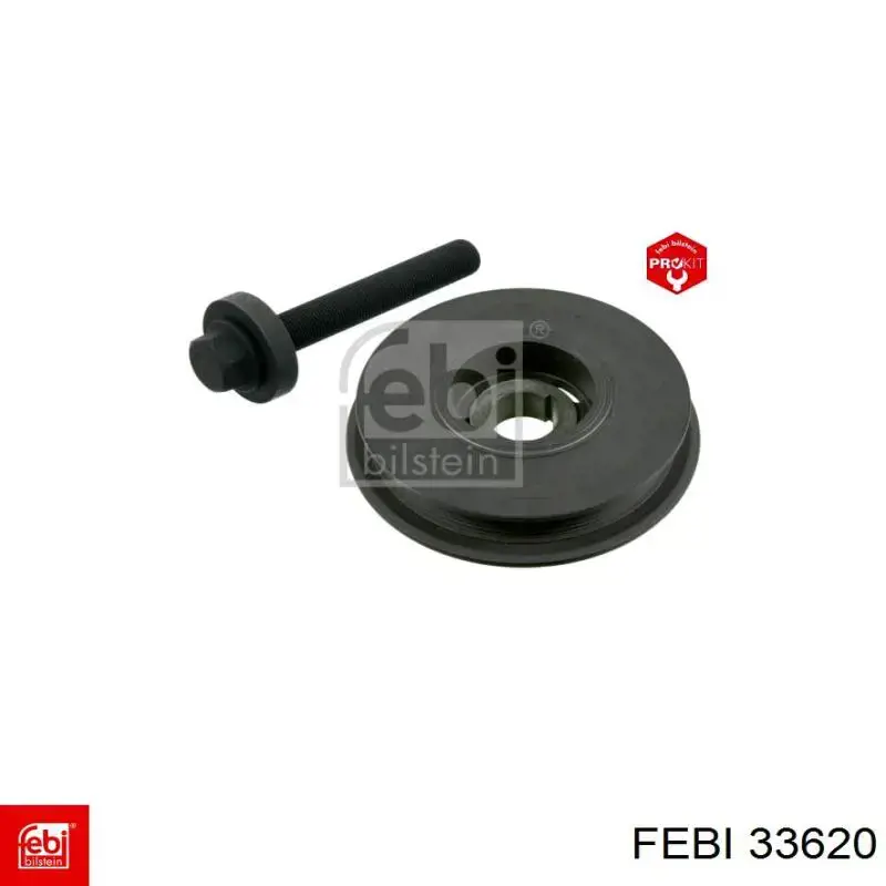 Шкив коленвала (демпфер) Febi 33620 цена, от 84.40 USD