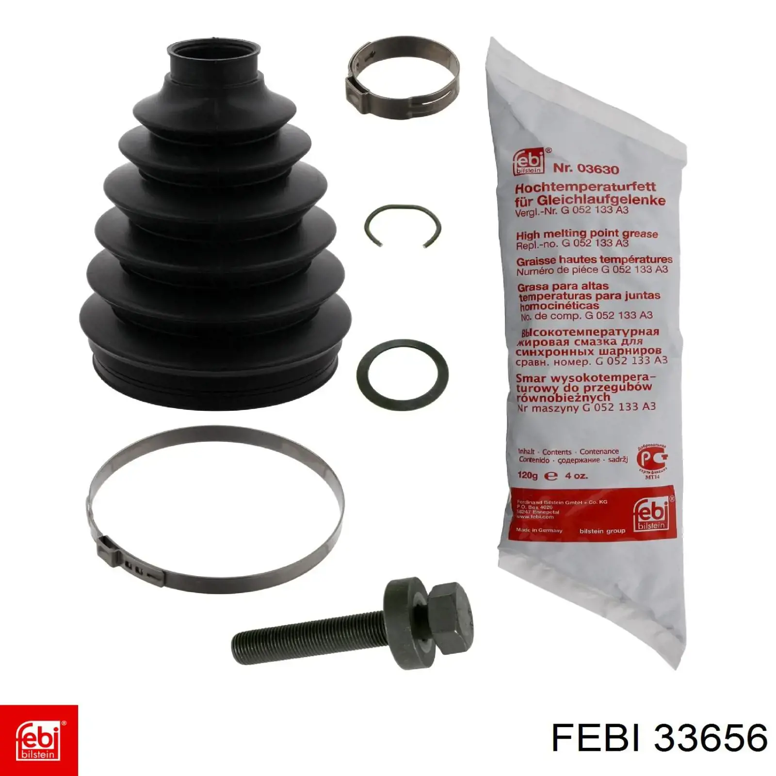 Шкив коленвала (демпфер) Febi 33656 цена, от 65.37 USD