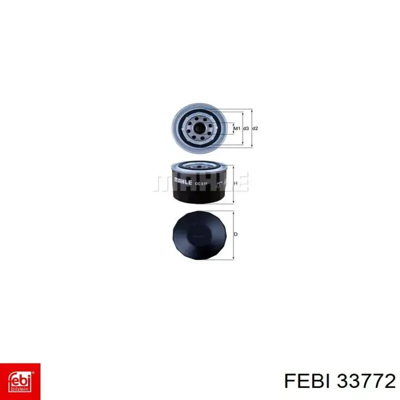 Фильтр масла Febi 33772