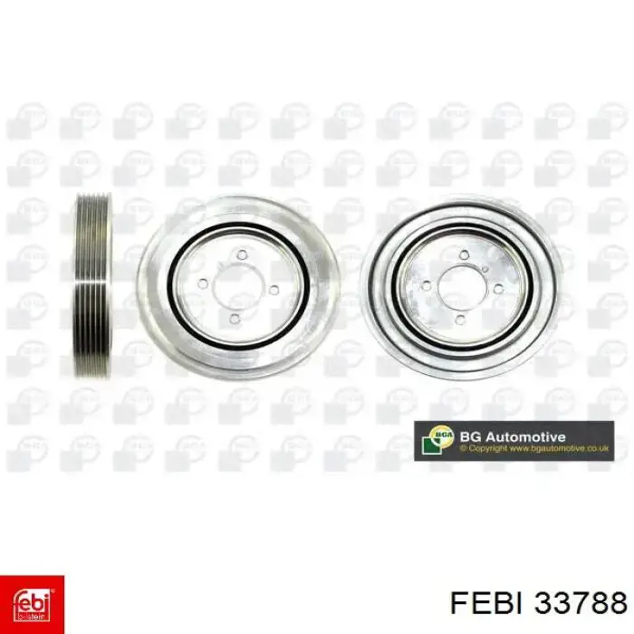 Купить 33788 Febi Шкив-демпфер коленвала