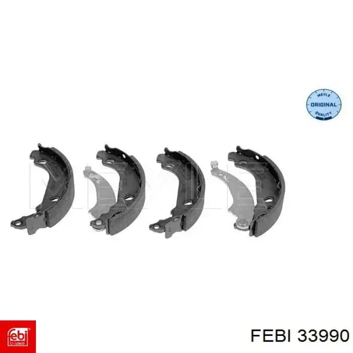 Тормоза рабочие задние ножные и тормозные барабаны Febi 33990 цена, от 18.12 USD