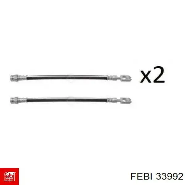 Шланг тормозной задний левый 33992 Febi