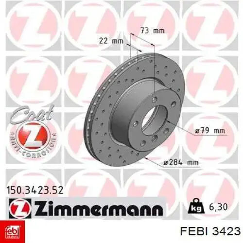 Купить 3423 Febi Фильтр ГУР