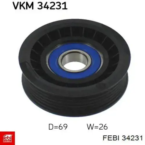 Левый рычаг передней нижней подвески Febi 34231 цена, от 69.45 USD