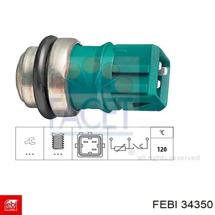 Клиновый ремень Febi 34350 цена, от 11.09 USD