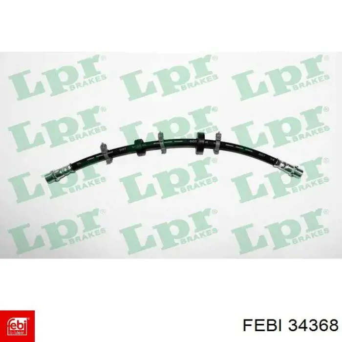 Tubo flexible de frenos delantero derecho 34368 Febi