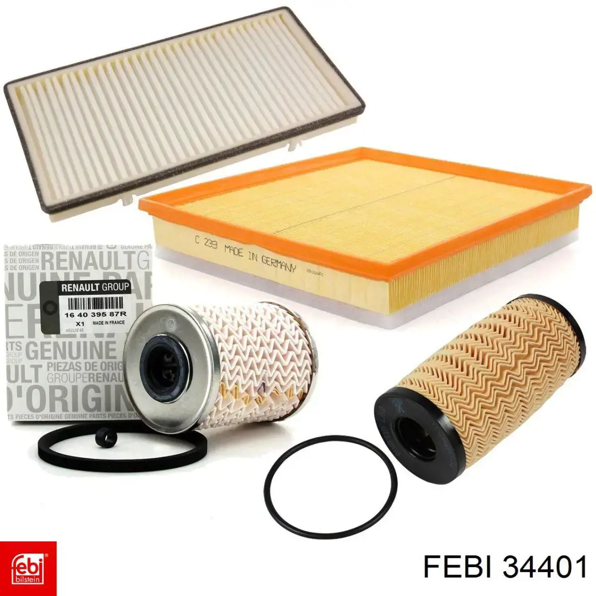 Элемент воздушного фильтра Febi 34401 цена, от 9.72 USD