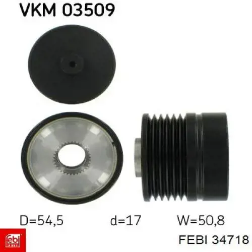 Инерционный шкив Febi 34718 цена, от 39.64 USD