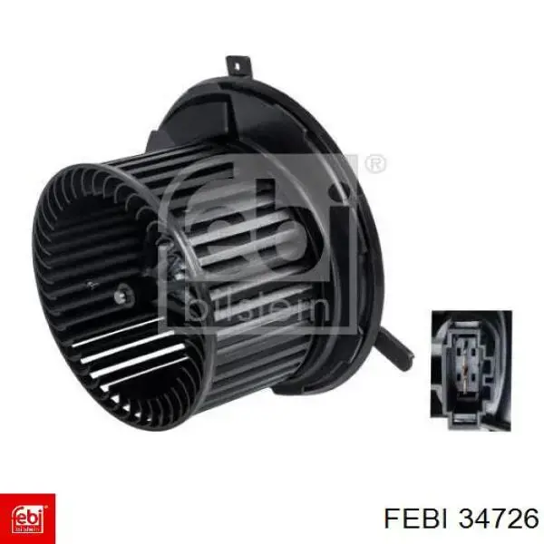 Мотор вентилятора печки (отопителя салона) Febi 34726 цена, от 55.50 USD