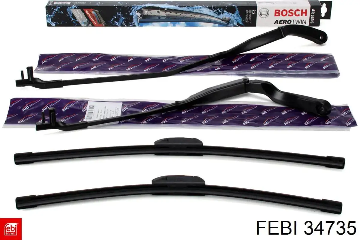 Купить 34735 Febi Поводок стеклоочистителя
