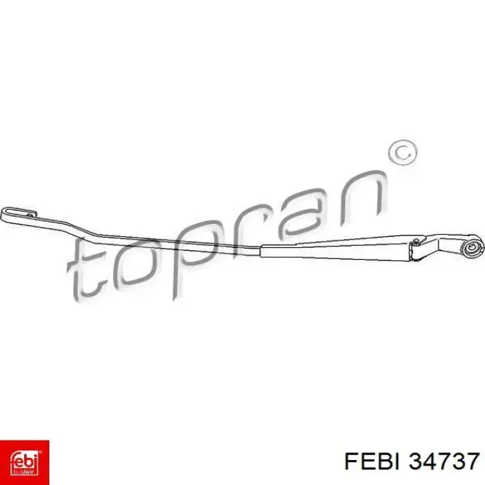 Рычаг стеклоочистителя Febi 34737 цена, от 8.87 USD