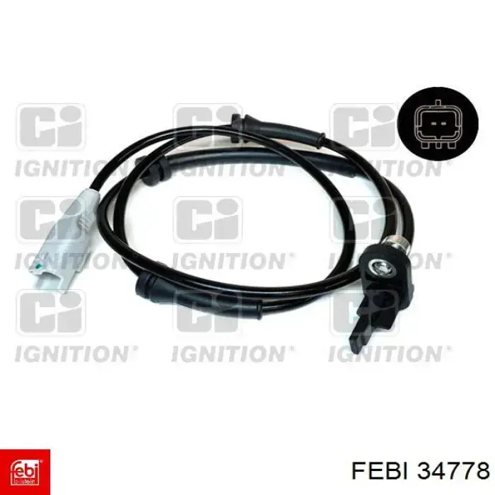 34778 Febi Датчик АБС