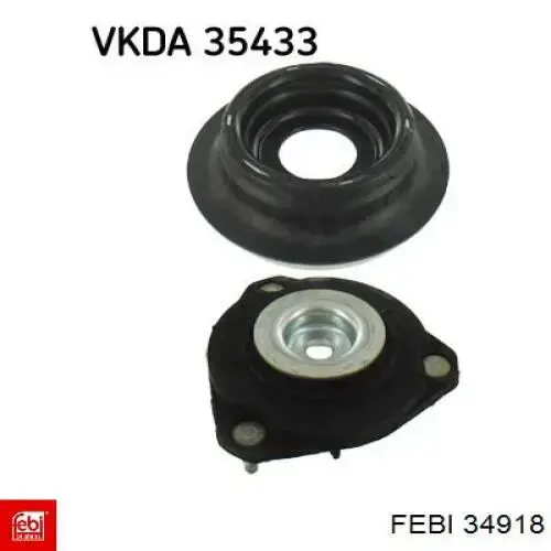 Опора стойки амортизатора переднего Febi 34918 цена, от 19.30 USD