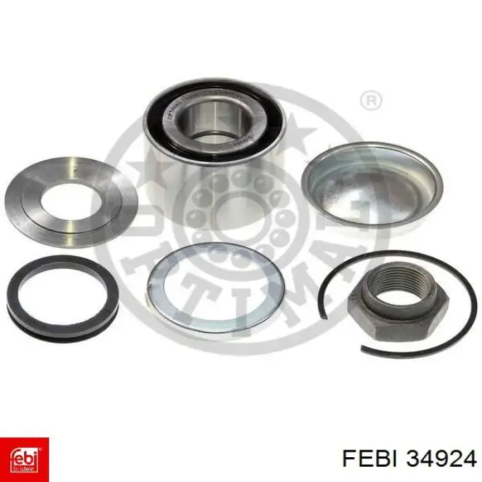 Подшипники задней ступицы Febi 34924 цена, от 16.62 USD
