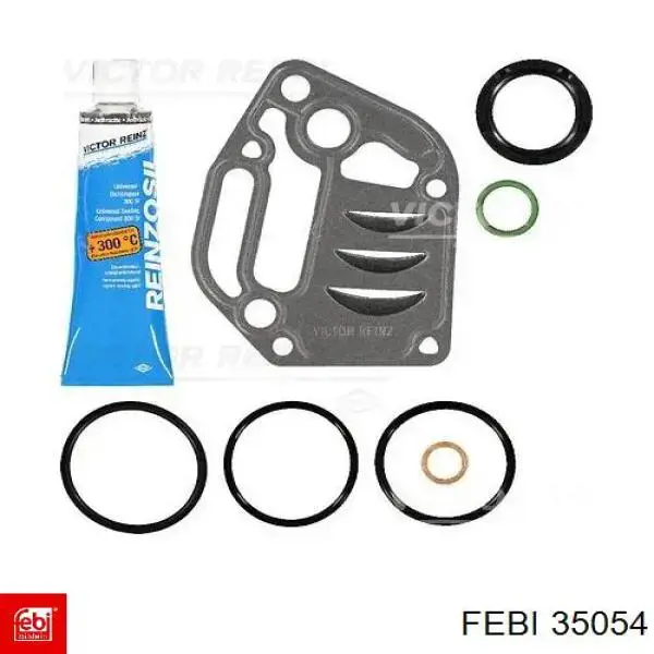 Купить 35054 Febi Шланг радиатора охлаждения нижний