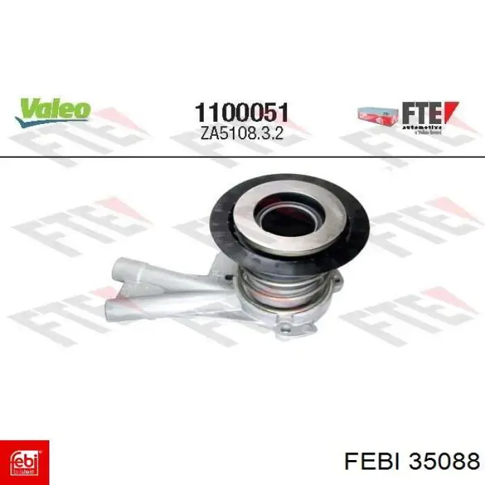 Купить 35088 Febi Цилиндр сцепления в сборе с выжимным подшипником